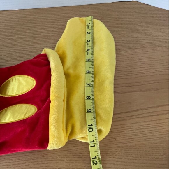 Mickey Mouse 3D Christmas Stocking Plush 20in Red Yellow Authentic Disney Parks - Picture 10 of 10